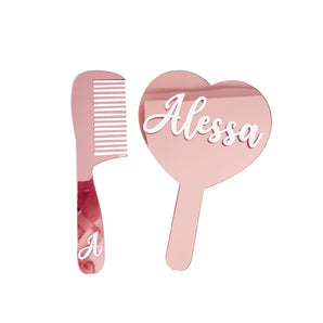 Espejo y peine Alessa